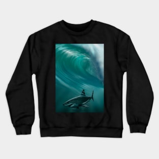 White Shark Crewneck Sweatshirt